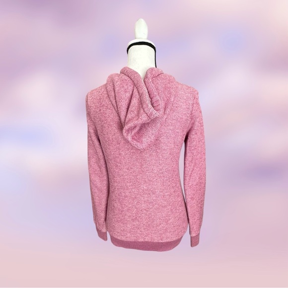 EUC! ROXY RAW EDGE PINK ZIP UP HOODIE - Picture 7 of 10